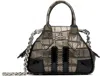 Vivienne Westwood Black & Brown Mini Yasmine Chain Bag In D405 Brown