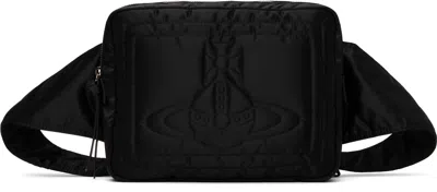 Vivienne Westwood Black Andrew Belt Bag In Aw24-n401