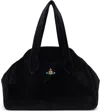 Vivienne Westwood Black Archive Large Bag In Black