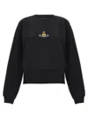 Vivienne Westwood Athletic Logo Jersey Sweatshirt In Black