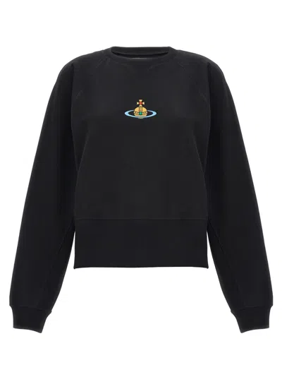 VIVIENNE WESTWOOD BLACK ATHLETIC SWEATSHIRT