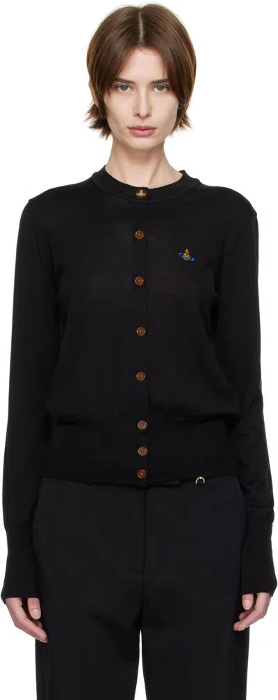 VIVIENNE WESTWOOD BLACK BEA CARDIGAN