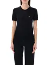 Vivienne Westwood Cotton And Cashmere Blend Top In Black