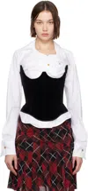 Vivienne Westwood Black Bella Cupless Corset In N401 Black