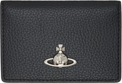 Vivienne Westwood Black Bifold Card Holder