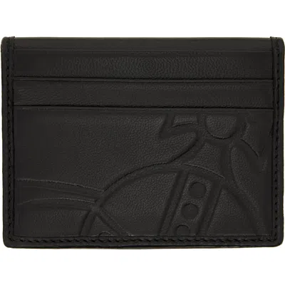 Vivienne Westwood Black Bifold Man. Card Holder In Aw26-n401 Black