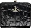 Vivienne Westwood Black Bifold Wallet In Black