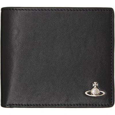 Vivienne Westwood Black Bifold Wallet In Aw26-n401 Black