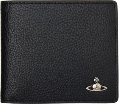 Vivienne Westwood Black Billfold Wallet