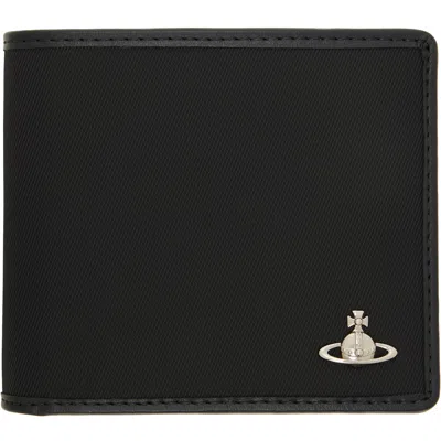 Vivienne Westwood Black Billfold Wallet In Aw26-n401 Black