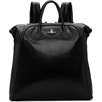 Vivienne Westwood Black Bobby Large Backpack