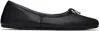Vivienne Westwood Nappa Leather Flats With Rounded Toe In Black