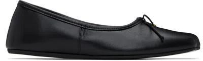 VIVIENNE WESTWOOD BLACK BRIGITTE BALLERINA FLATS