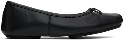 VIVIENNE WESTWOOD BLACK BRIGITTE BALLERINA FLATS