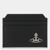 Vivienne Westwood Orbit Card Holder In Black