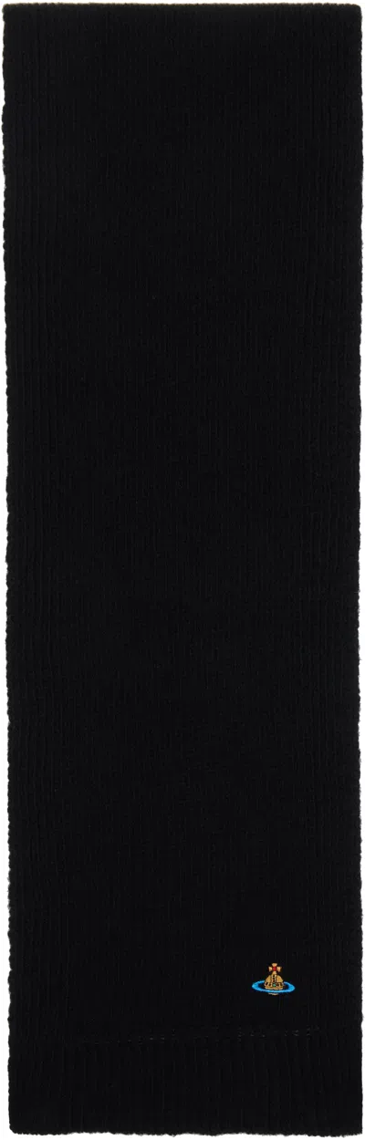 Vivienne Westwood Square Scarf In Black