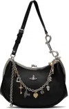 Vivienne Westwood Black Charm Frame Bag In N402 Black/charms Ch