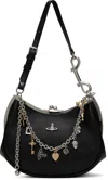 Vivienne Westwood Black Charm Frame Bag In Ss25-n402