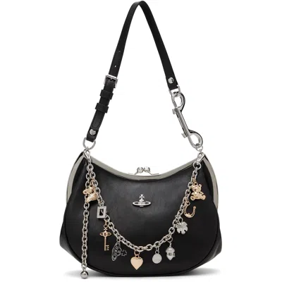 Vivienne Westwood Black Charm Frame Purse In N401 Black