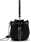 Vivienne Westwood Black Chrissy Small Bucket Bag In N403 Black