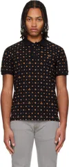 Vivienne Westwood Classic Polo T Shirt Black In Black