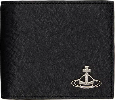 Vivienne Westwood Black Coin Pocket Wallet