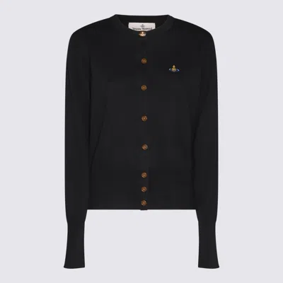VIVIENNE WESTWOOD BLACK COTTON KNITWEAR