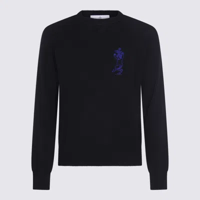 VIVIENNE WESTWOOD BLACK COTTON KNITWEAR