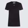 Vivienne Westwood Orb Logo-embroidered Stretch-cotton T-shirt In Black