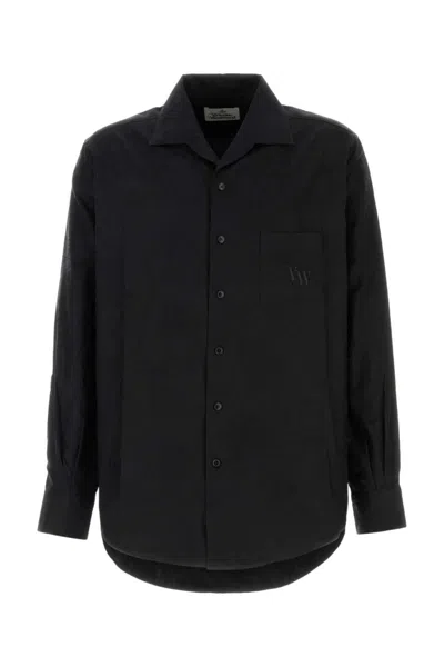 VIVIENNE WESTWOOD BLACK COTTON SHIRT