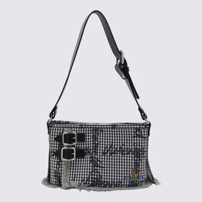 Vivienne Westwood Black Cotton Shoulder Bag