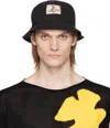 Vivienne Westwood Black Cotton Twill Bucket Hat In Ss25-n401