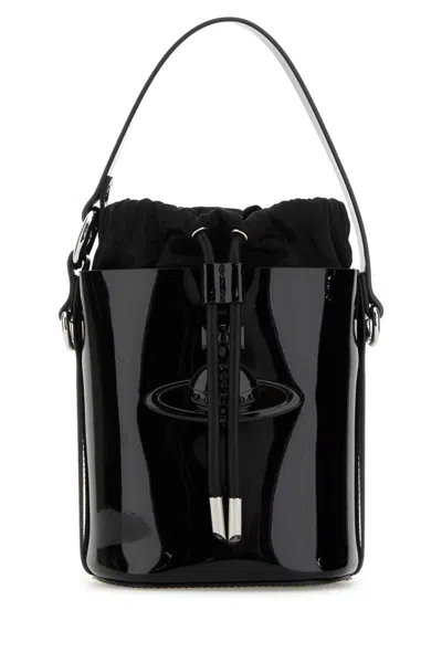 Vivienne Westwood Black Daisy Bucket Bag