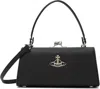 Vivienne Westwood Black Doll Xl Bag In N401 Black