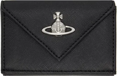 Vivienne Westwood Black Envelope Billfold Wallet