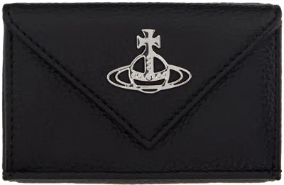 Vivienne Westwood Black Envelope Billfold Wallet In N403 Black