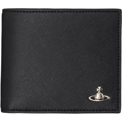 Vivienne Westwood Black Faux-leather Man. Billfold Wallet