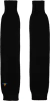 Vivienne Westwood Black Fisherman Arm Warmers In Ss24-n401
