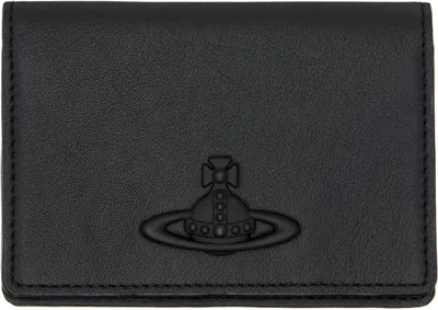 Vivienne Westwood Black Flap Card Holder