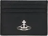 Vivienne Westwood Credit Card Holder Orb In Black