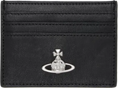 Vivienne Westwood Black Flat Card Holder
