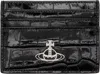 Vivienne Westwood Black Flat Card Holder In Black