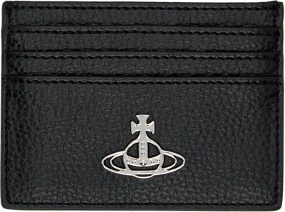 Vivienne Westwood Black Flat Card Holder