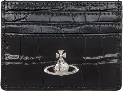 Vivienne Westwood Black Flat Card Holder