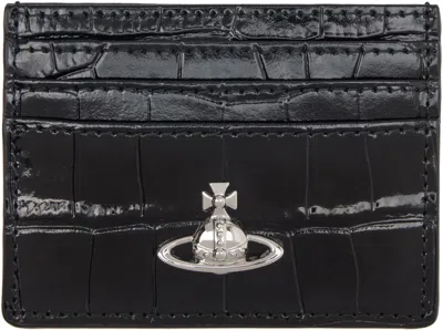 Vivienne Westwood Black Flat Card Holder
