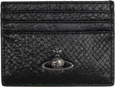 Vivienne Westwood Black Flat Card Holder