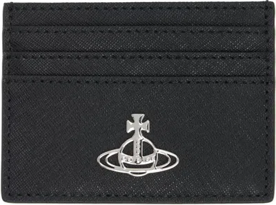 Vivienne Westwood Black Flat Card Holder