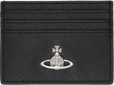 Vivienne Westwood Black Flat Card Holder