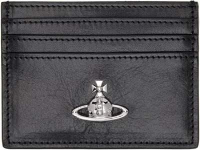 Vivienne Westwood Black Flat Card Holder