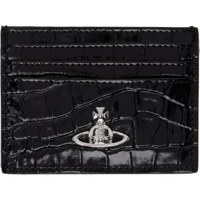 Vivienne Westwood Black Flat Card Holder